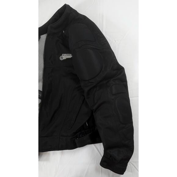 Firstgear Vented Mesh Tex II Warm Weather Motorcycle Jacket Armored Men Large - Picture 7 of 8